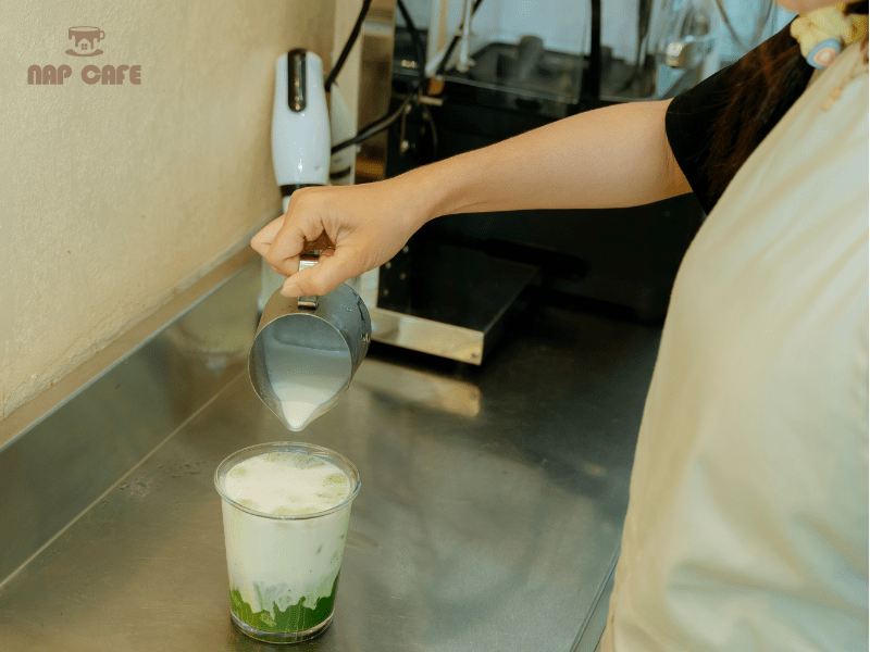 Matcha Latte tại Nap ngon từ vị đến visual là có thật