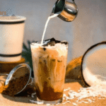 Cà phê nước cốt dừa chắc chắn sẽ là chân ái cho những ai thích đồ uống healthy, beo béo