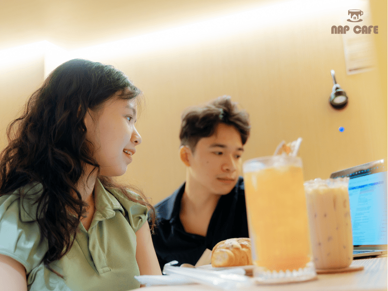 Tại Nap Cafe không gian học tập, làm việc đậm chất riêng tư