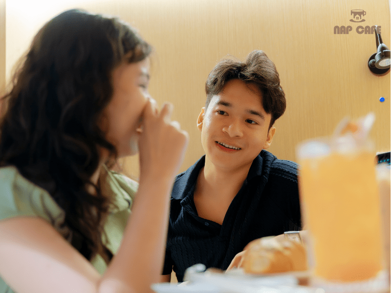 Không gian tại Nap Cafe vừa yên tĩnh, vừa riêng tư