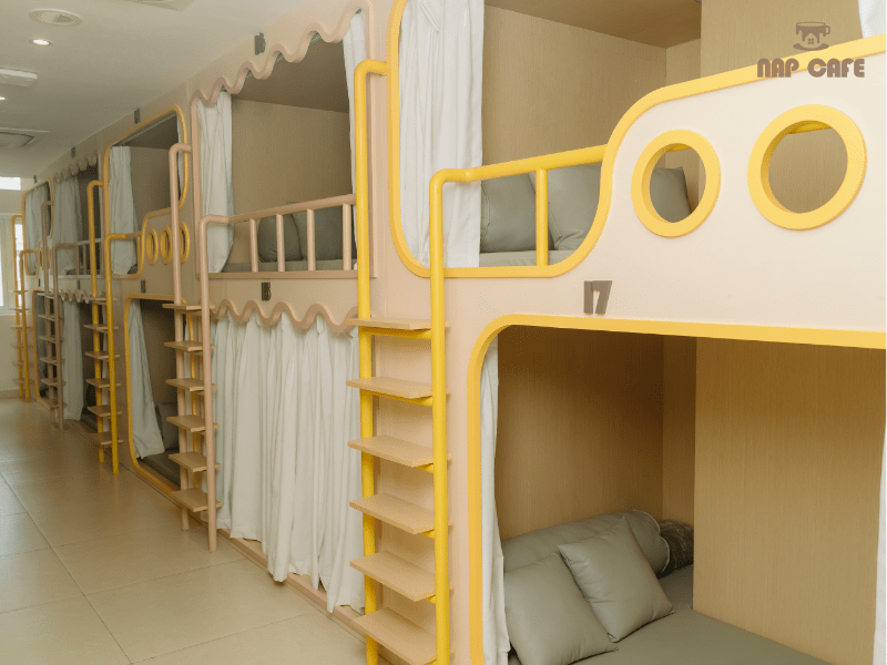 Cà phê bơ tại Nap mang hơi thở độc đáo, nhờ sức hút từ giường nằm bedzone riêng tư