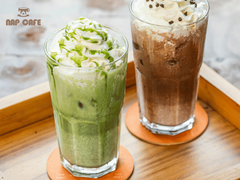 Đồ uống từ matcha, cà phê giúp kích thích sự tập trung, tỉnh táo