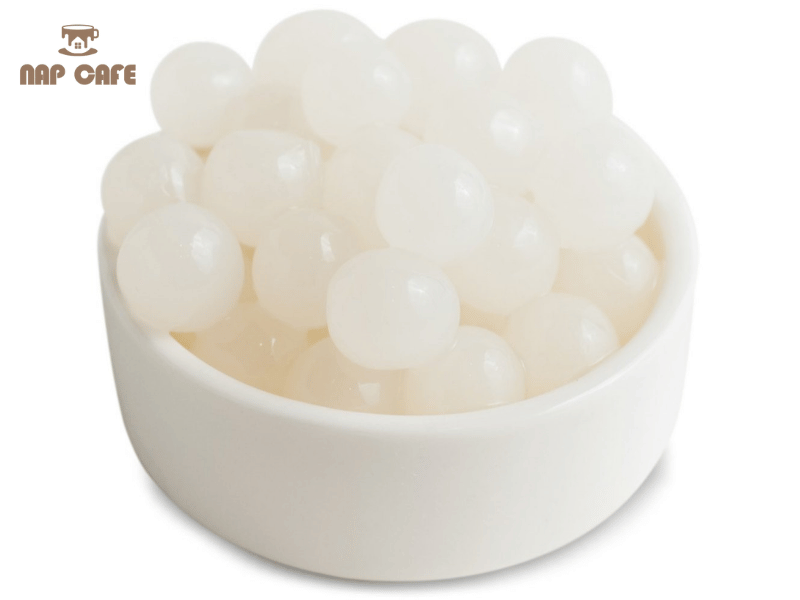 Nguyên liệu làm sữa chua popping tại Nap Cafe được tuyển chọn kỹ lưỡng