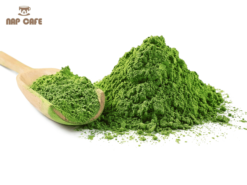 Bột trà xanh Matcha: Đây chính là linh hồn của ly Matcha Frapp