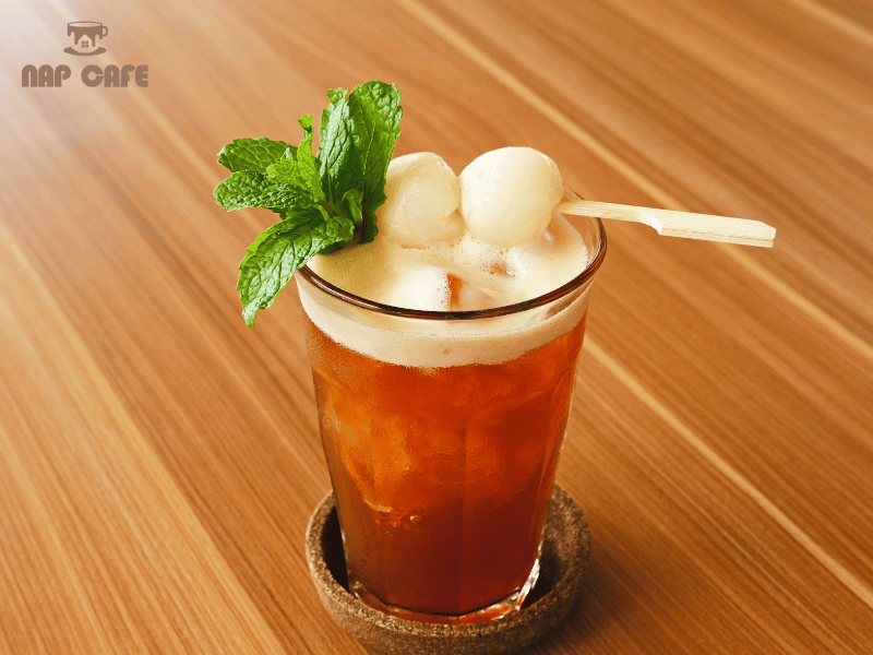Thưởng thức trà vải “ngon tuyệt đỉnh” tại Nap Cafe