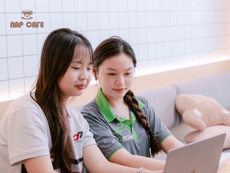 Nap Cafe có nhiều không gian, đáp ứng mọi nhu cầu học tập, làm việc, nghỉ ngơi của giới trẻ
