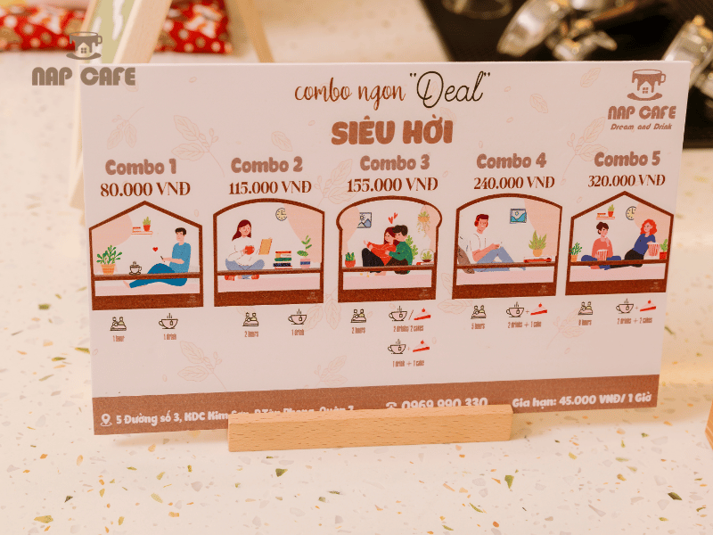 Quán cà phê phong cách Nhật Bản Nap Cafe có mức phí "rất sinh viên"