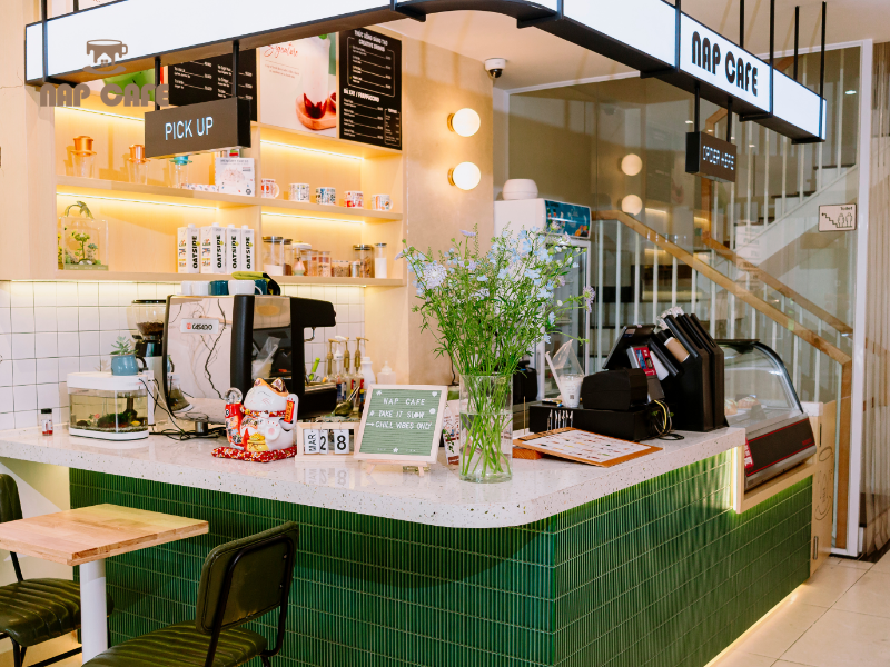 Nap Cafe cũng là điểm hẹn lý tưởng cho cư dân quận 7 City, khu dân cư Kim Sơn