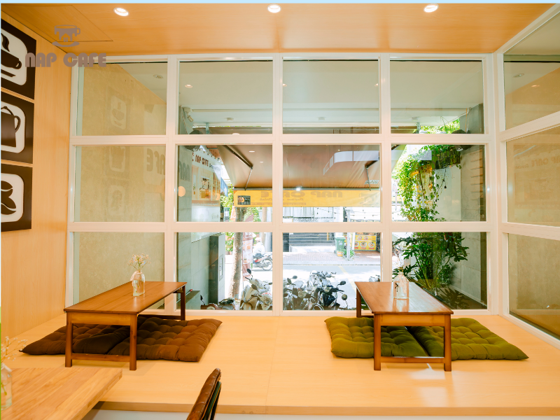 Nap Cafe quán cafe view đẹp, thiết kế theo phong cách Nhật Bản